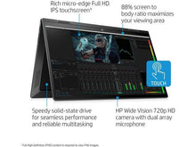 Load image into Gallery viewer, HP ENVY x360 15.6" 2-in-1 IPS FHD Touchscreen Custmized Laptop | AMD Ryzen 7 5700U(Beats Intel i7-1065G7) | 32GB DDR4 RAM 1024GB  SSD | Fingerprint reader | Backlit KB | WiFi 6 | Win 10 Home | Black