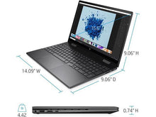 Load image into Gallery viewer, HP ENVY x360 15.6" 2-in-1 IPS FHD Touchscreen Custmized Laptop | AMD Ryzen 7 5700U(Beats Intel i7-1065G7) | 32GB DDR4 RAM 1024GB  SSD | Fingerprint reader | Backlit KB | WiFi 6 | Win 10 Home | Black