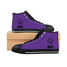 Load image into Gallery viewer, Think BIG Women's High-top Purple Sneakers