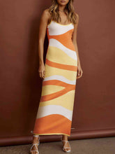 Load image into Gallery viewer, Spaghetti Strap Maxi Sweater Dress