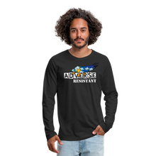 Load image into Gallery viewer, Adverse Resistant Men's Premium Long Sleeve T-Shirt - black