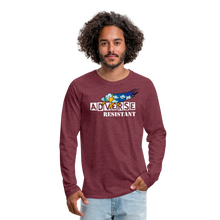 Load image into Gallery viewer, Adverse Resistant Men's Premium Long Sleeve T-Shirt - heather burgundy