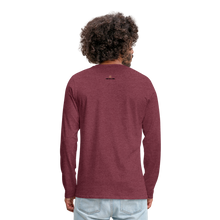 Load image into Gallery viewer, Adverse Resistant Men's Premium Long Sleeve T-Shirt - heather burgundy