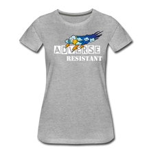 Load image into Gallery viewer, Adverse Resistant Women’s Premium T-Shirt - heather gray