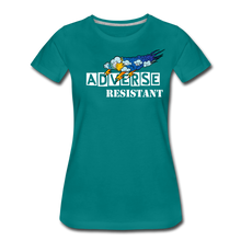 Load image into Gallery viewer, Adverse Resistant Women’s Premium T-Shirt - teal
