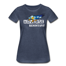 Load image into Gallery viewer, Adverse Resistant Women’s Premium T-Shirt - heather blue