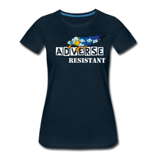 Load image into Gallery viewer, Adverse Resistant Women’s Premium T-Shirt - deep navy