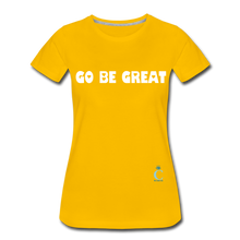 Load image into Gallery viewer, GBG Women’s Premium T-Shirt - sun yellow