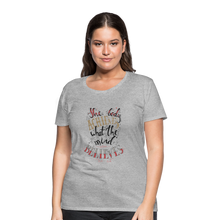 Load image into Gallery viewer, MENTALAIRE Affirmation Women’s Premium T-Shirt - heather gray