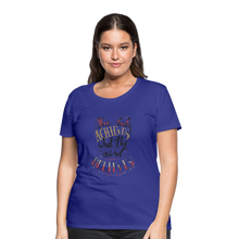 Load image into Gallery viewer, MENTALAIRE Affirmation Women’s Premium T-Shirt - royal blue