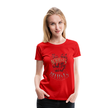 Load image into Gallery viewer, MENTALAIRE Affirmation Women’s Premium T-Shirt - red
