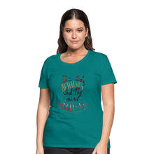 Load image into Gallery viewer, MENTALAIRE Affirmation Women’s Premium T-Shirt - teal