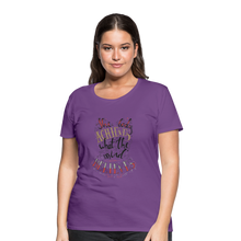Load image into Gallery viewer, MENTALAIRE Affirmation Women’s Premium T-Shirt - purple