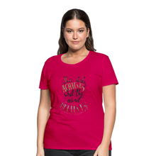 Load image into Gallery viewer, MENTALAIRE Affirmation Women’s Premium T-Shirt - dark pink