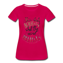 Load image into Gallery viewer, MENTALAIRE Affirmation Women’s Premium T-Shirt - dark pink