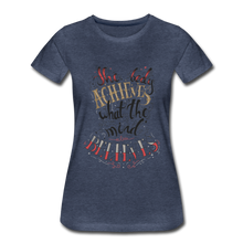 Load image into Gallery viewer, MENTALAIRE Affirmation Women’s Premium T-Shirt - heather blue