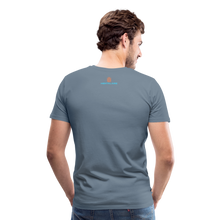 Load image into Gallery viewer, MENTALAIRE Affirmation Men's Premium T-Shirt - steel blue