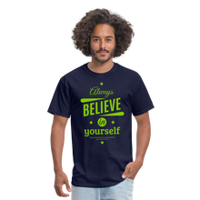 Load image into Gallery viewer, BELIVE IN YOUR SELF Unisex Classic T-Shirt - navy