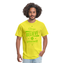 Load image into Gallery viewer, BELIVE IN YOUR SELF Unisex Classic T-Shirt - yellow