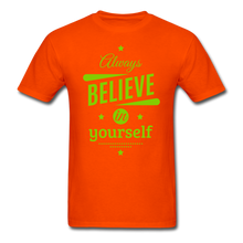 Load image into Gallery viewer, BELIVE IN YOUR SELF Unisex Classic T-Shirt - orange