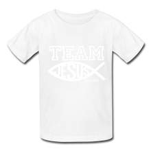 Load image into Gallery viewer, TEAM JESUS Kids' T-Shirt - white