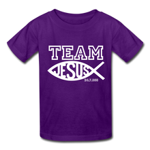 Load image into Gallery viewer, TEAM JESUS Kids' T-Shirt - purple