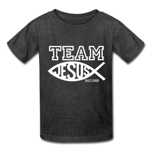 Load image into Gallery viewer, TEAM JESUS Kids' T-Shirt - heather black