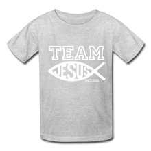 Load image into Gallery viewer, TEAM JESUS Kids' T-Shirt - heather gray