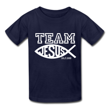 Load image into Gallery viewer, TEAM JESUS Kids' T-Shirt - navy