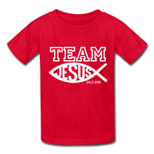 Load image into Gallery viewer, TEAM JESUS Kids' T-Shirt - red