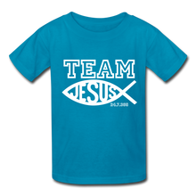 Load image into Gallery viewer, TEAM JESUS Kids' T-Shirt - turquoise