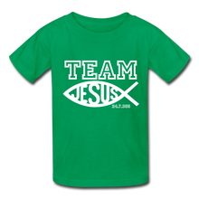 Load image into Gallery viewer, TEAM JESUS Kids' T-Shirt - kelly green
