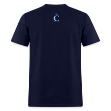 Load image into Gallery viewer, Be Happy Unisex Classic T-Shirt - navy