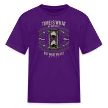 Load image into Gallery viewer, I C TIME Kids' T-Shirt - purple