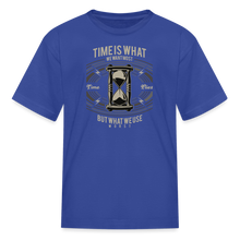 Load image into Gallery viewer, I C TIME Kids' T-Shirt - royal blue