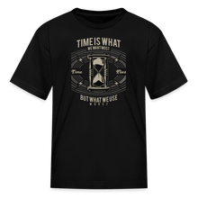 Load image into Gallery viewer, I C TIME Kids' T-Shirt - black