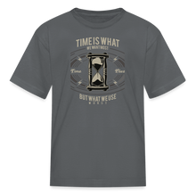 Load image into Gallery viewer, I C TIME Kids' T-Shirt - charcoal