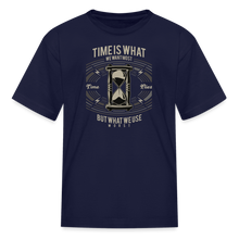 Load image into Gallery viewer, I C TIME Kids' T-Shirt - navy