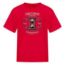 Load image into Gallery viewer, I C TIME Kids' T-Shirt - red
