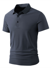 Load image into Gallery viewer, Men&#39;s high elastic non-marking ice silk lapel short-sleeved quick-drying polo shirt