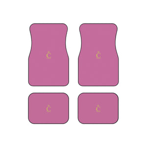 I C WORTH Link Pink Car Mats (Set of 4)