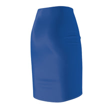 Load image into Gallery viewer, MENTALAIRE Women&#39;s Blue Pencil Skirt