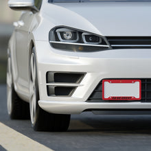 Load image into Gallery viewer, I C WORTH Dark Red License Plate Frame