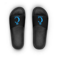 Load image into Gallery viewer, I C WORTH Women&#39;s Black Slide Sandals
