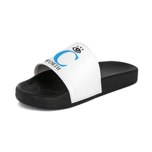 Load image into Gallery viewer, I C WORTH Women&#39;s White Slide Sandals