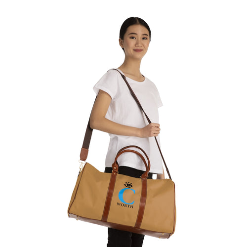 I C WORTH Waterproof Tan Travel Bag
