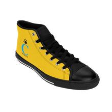 Load image into Gallery viewer, I C WORTH Women&#39;s Yellow High-top Sneakers