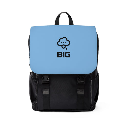 Think BIG Unisex Sky Blue Casual Shoulder Backpack