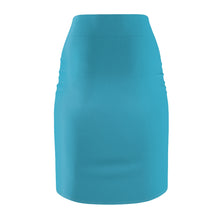 Load image into Gallery viewer, MENTALAIRE Women&#39;s Aqua Pencil Skirt