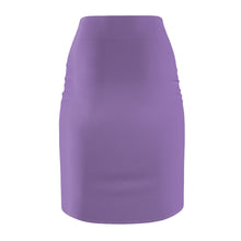 Load image into Gallery viewer, MENTALAIRE Women&#39;s Grape Pencil Skirt